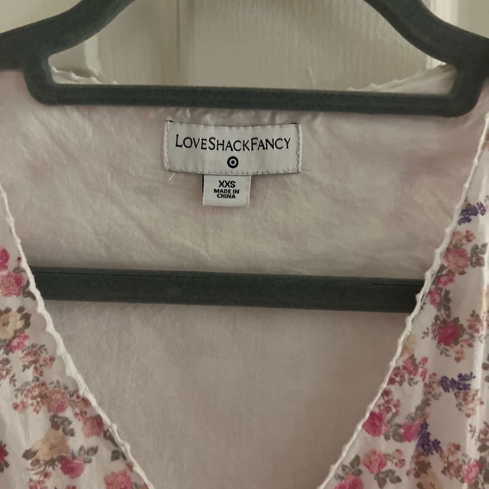 LoveShackFancy x Target Camille Floral Print midi dress. Tiered.Size XS. EUC! - Picture 7 of 9